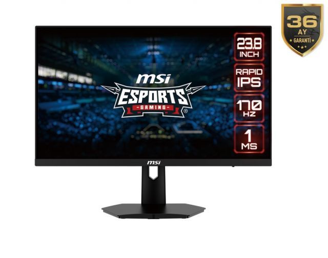 MSI 23.8 G244F FLAT RAPID IPS 1920X1080 (FHD) 16:9 170HZ 1MS FREESYNC PREMIUM GAMING MONITOR